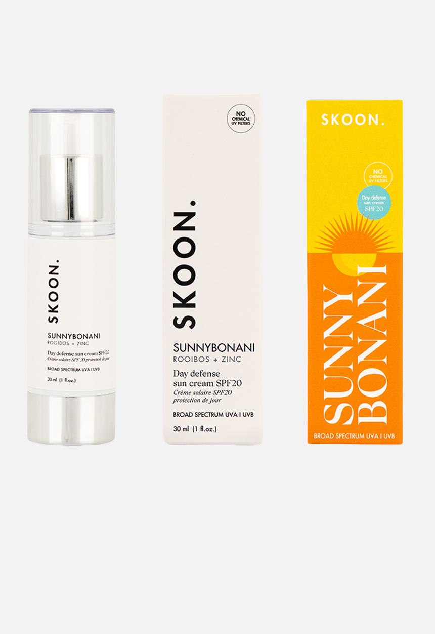 SKOON. - SUNNYBONANI Day Defence Sun Cream SPF20 + FREE Beach Bag