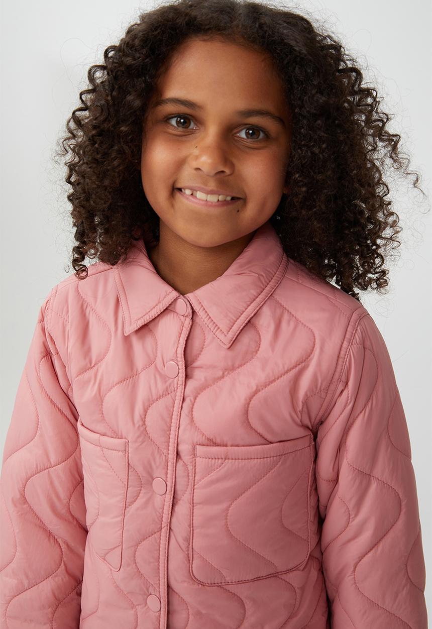 Cotton On - Jamie quilted shacket - musk rose