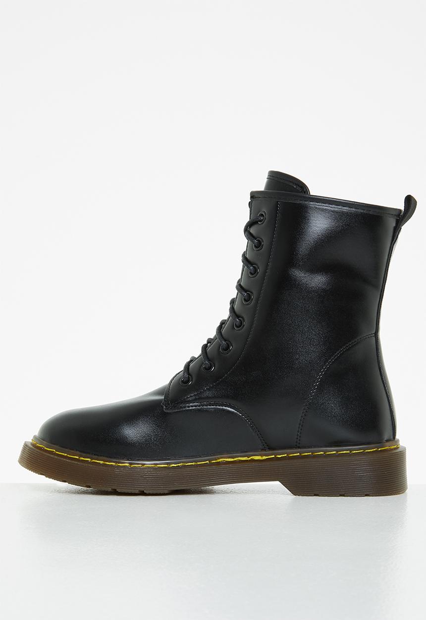 Rock & Co - Krush 1 lace up ankle boot - black