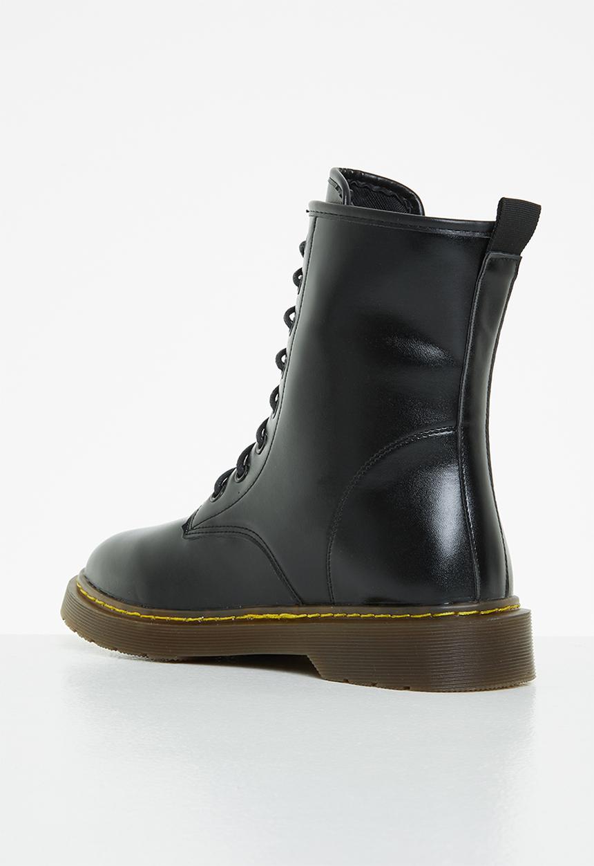 Rock & Co - Krush 1 lace up ankle boot - black