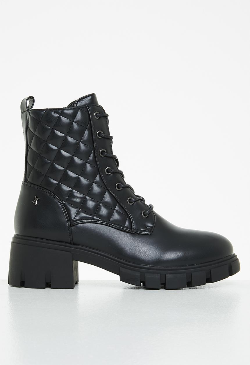 Rock & Co - Stones 2 lace up ankle boot - black