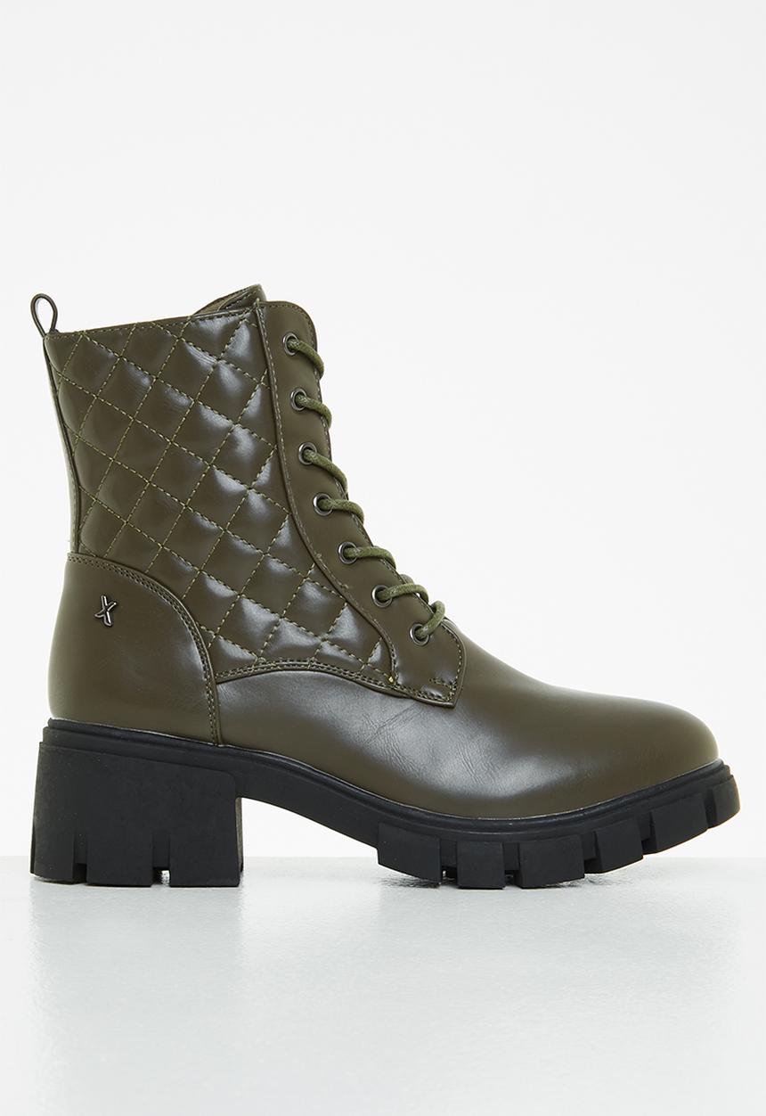 Rock & Co - Stones 2 lace up ankle boot - olive