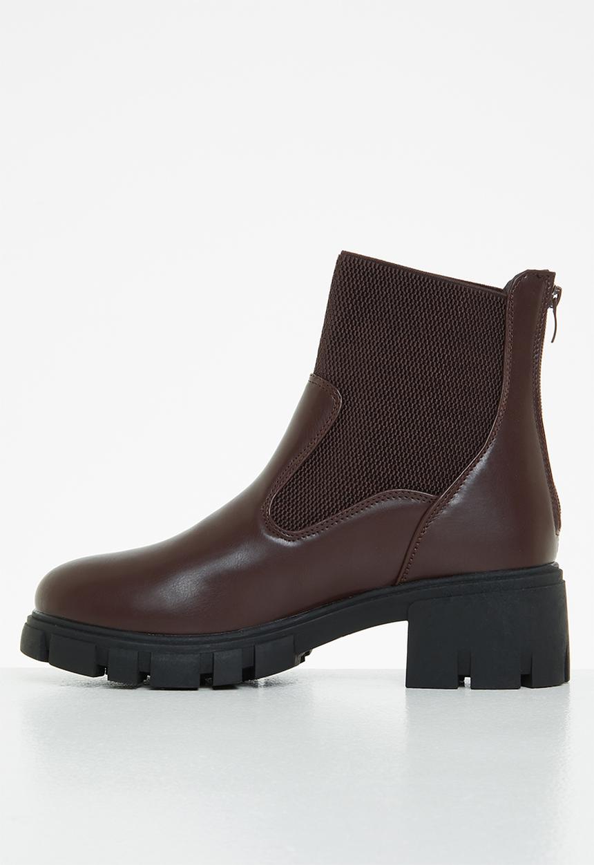 Rock & Co - Stones 1 chelsea boot - chocolate