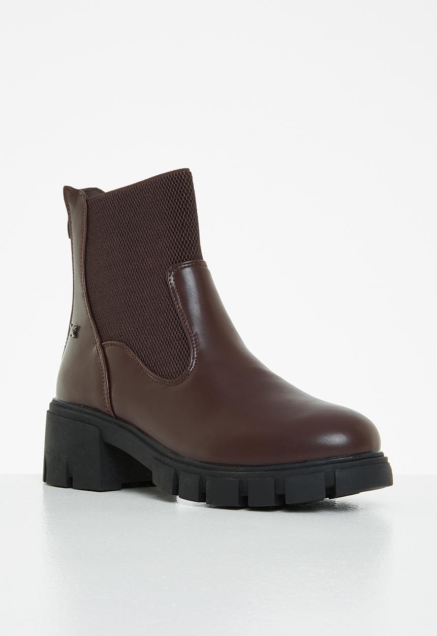 Rock & Co - Stones 1 chelsea boot - chocolate