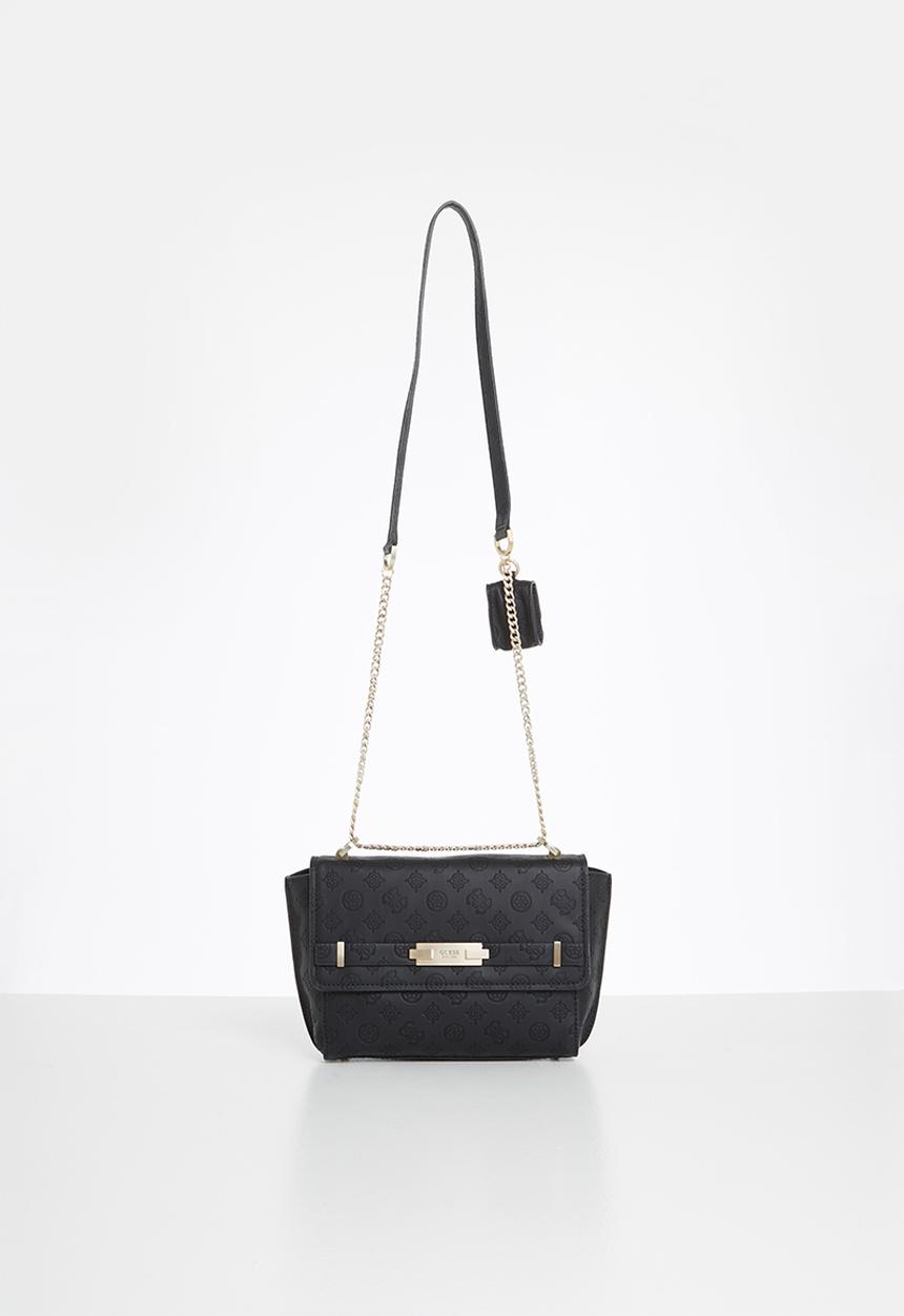 GUESS - Ahb bea convertible crossbody flap - black