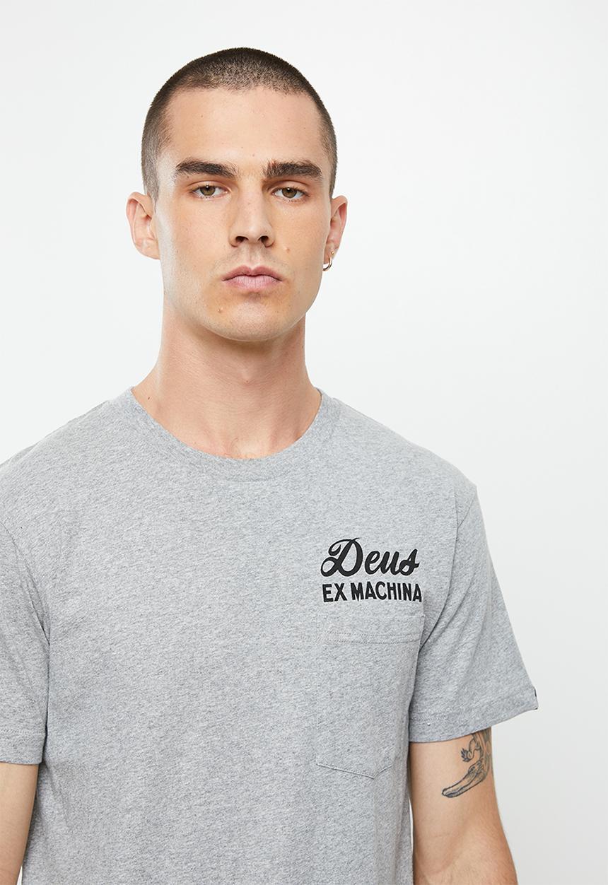 Deus Ex Machina - Venice address tee - grey marle