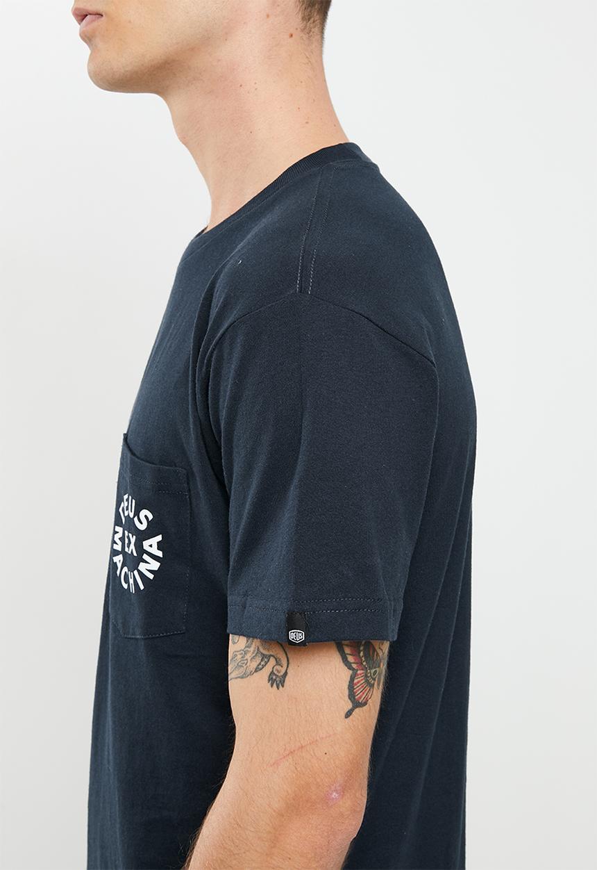 Deus Ex Machina - Deus logo tee - navy