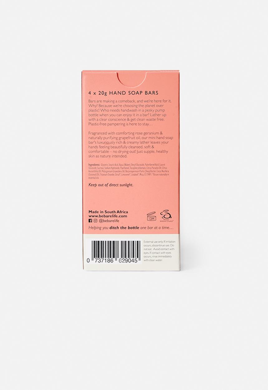 be.bare - Hand Soap Bar Minis - Pack of 4