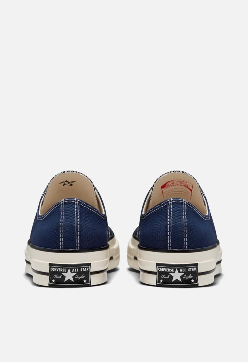 Converse - Chuck 70 recycled rpet canvas ox - midnight navy, egret & black
