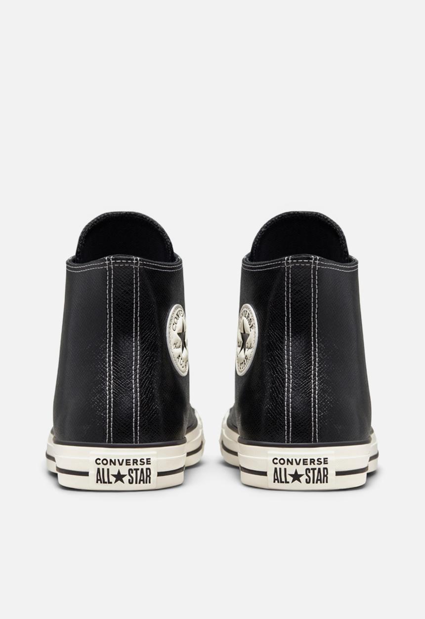 Converse - Chuck taylor all star embossed leather hi - black/egret/black