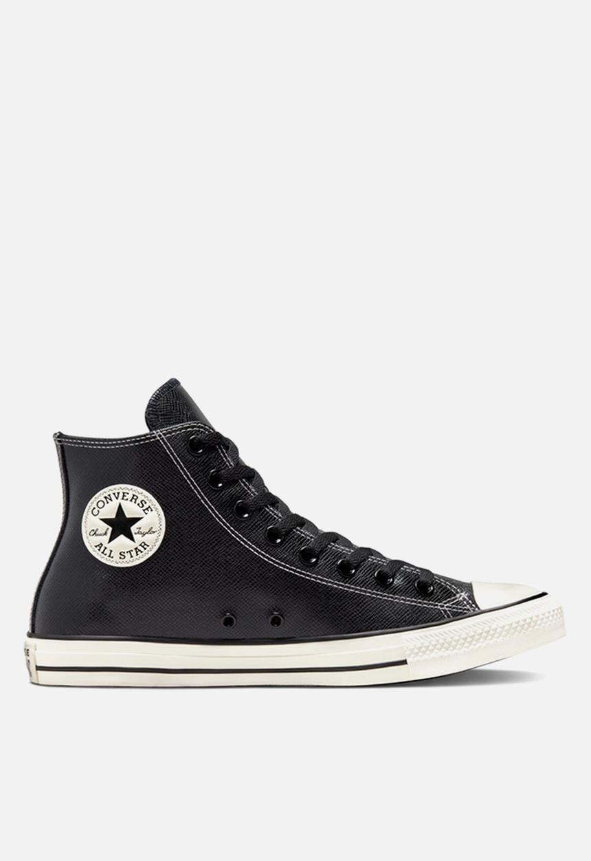 Converse - Chuck taylor all star embossed leather hi - black/egret/black