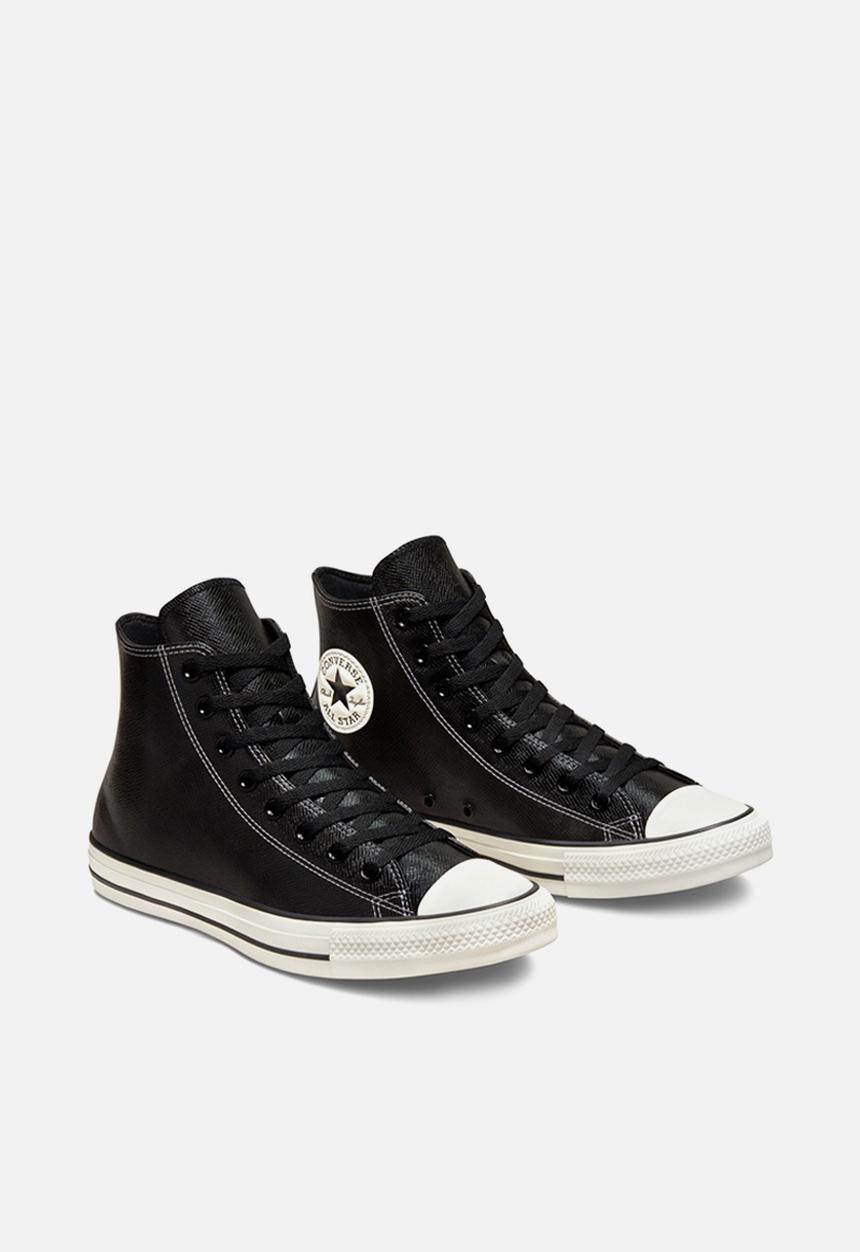 Converse - Chuck taylor all star embossed leather hi - black/egret/black