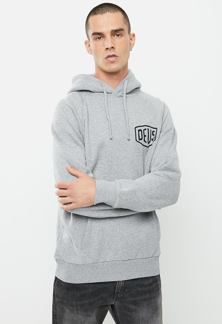 Deus Ex Machina - Venice address hoodie - grey marle