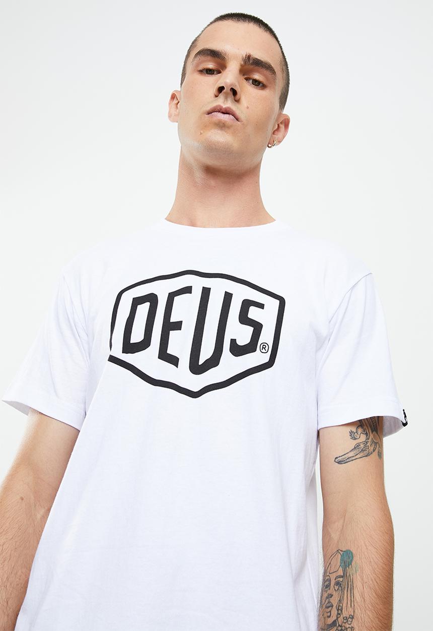 Deus Ex Machina - Shield tee - white