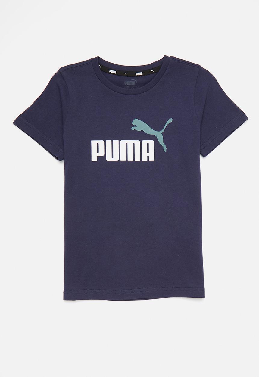 PUMA - Ess+ 2 col logo tee b - navy 