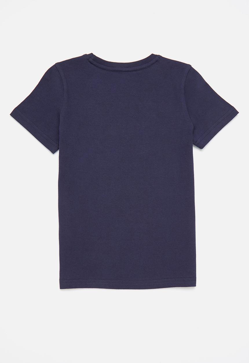 PUMA - Ess+ 2 col logo tee b - navy 