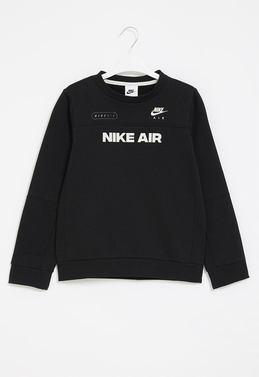 Nike - B nsw nike air crew - black & light bone