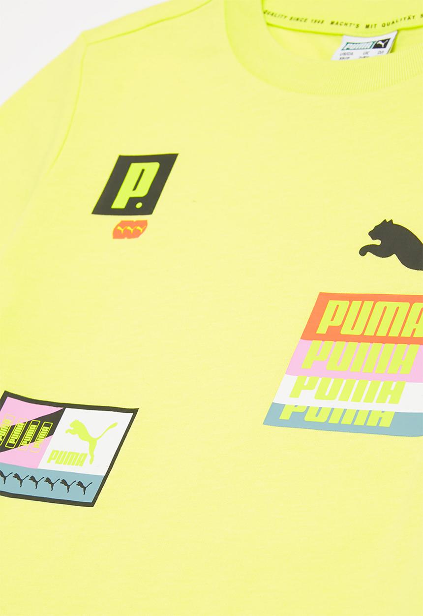 PUMA - Brand love tee b - yellow 
