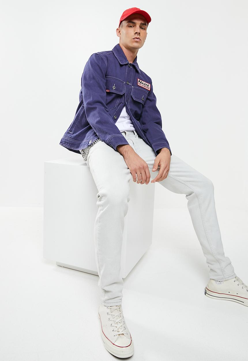 Deus Ex Machina - Bull twill jacket - workwear blue