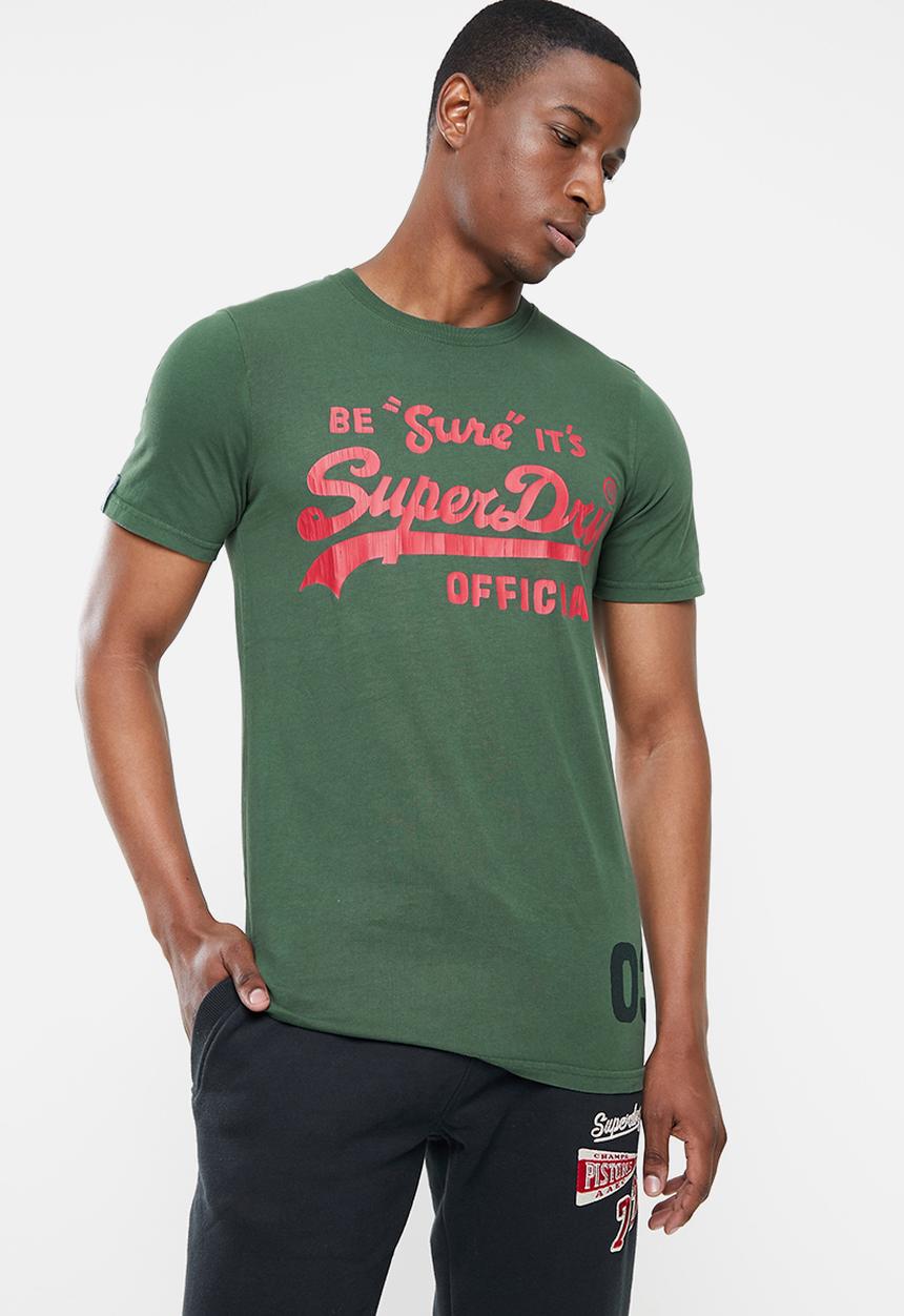 Superdry. - Vl ac tee 220 - green