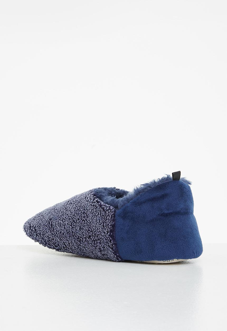 snoozies!® - Mens two tone cut back - blue