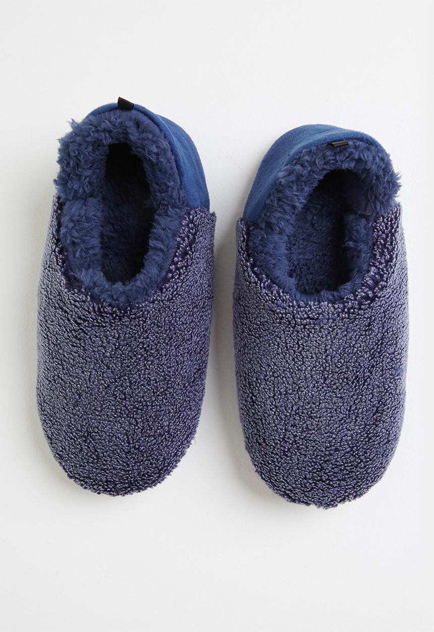 snoozies!® - Mens two tone cut back - blue