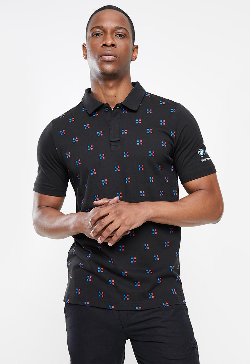 PUMA - BMW  Motorsport AOP Polo Shirt  - black
