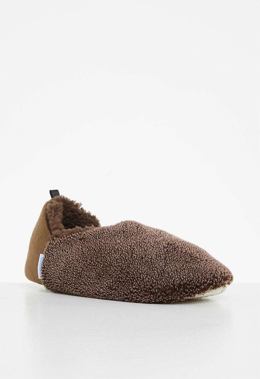 snoozies!® - Mens two tone cut back - brown