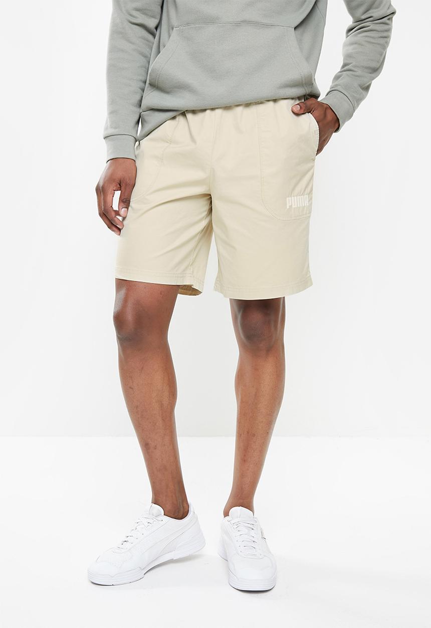 PUMA - Modern basics chino shorts 8" - putty