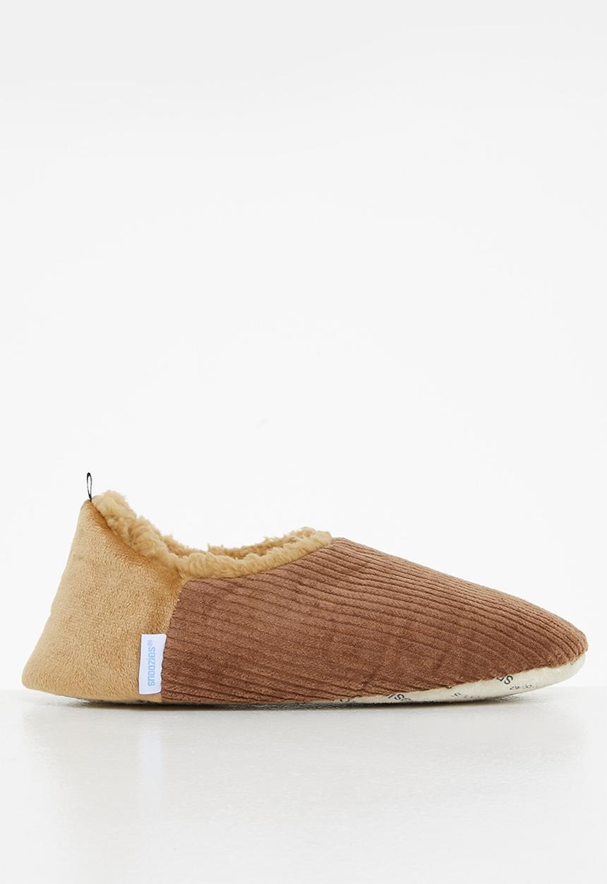 snoozies!® - Mens cut back cord - brown