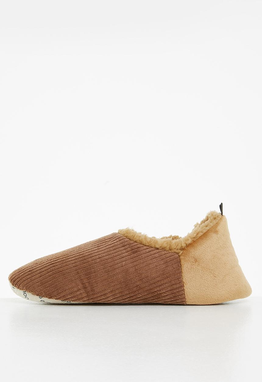 snoozies!® - Mens cut back cord - brown
