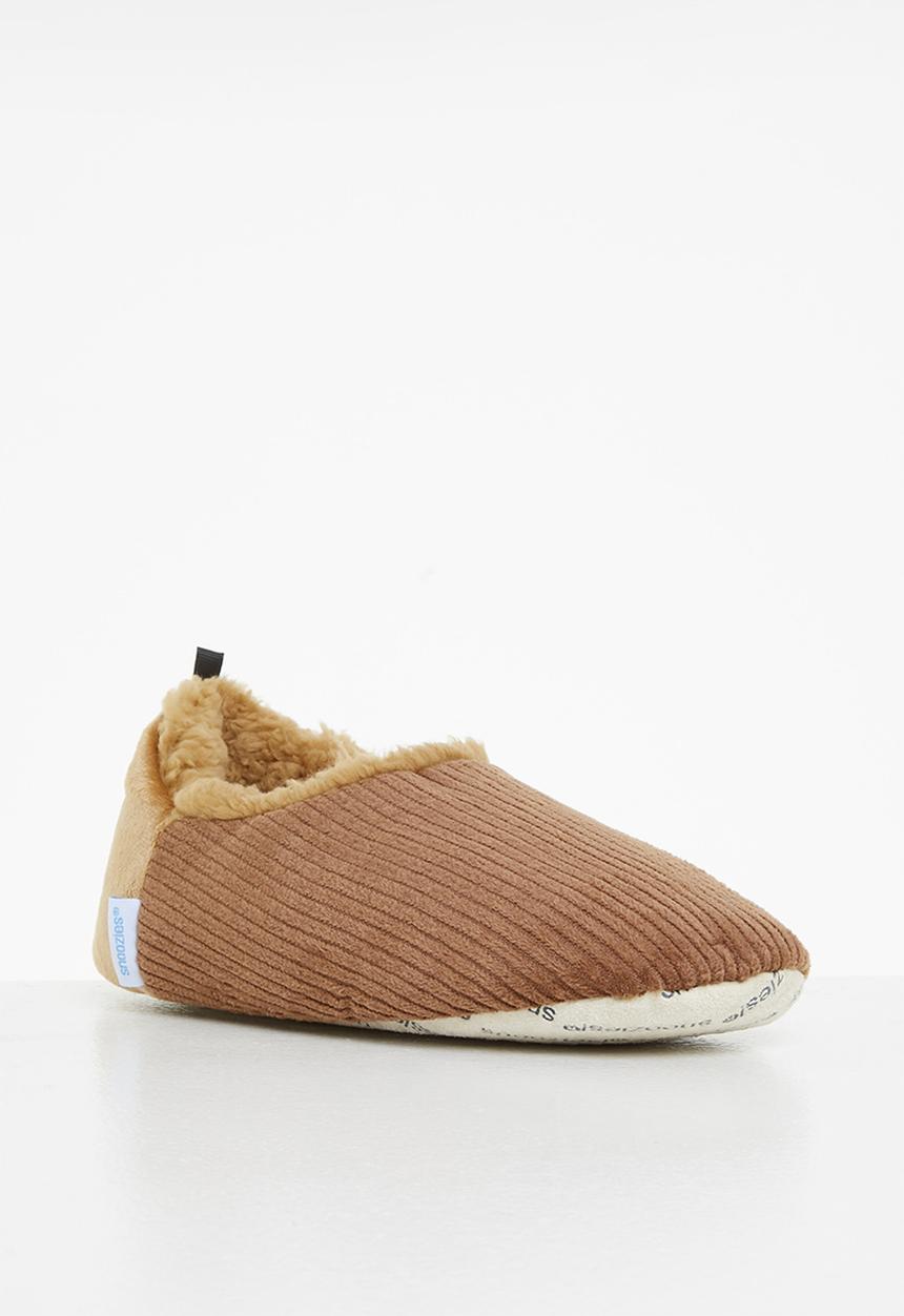 snoozies!® - Mens cut back cord - brown