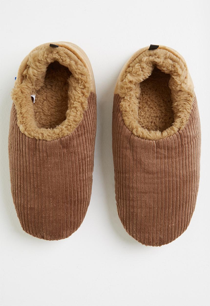 snoozies!® - Mens cut back cord - brown