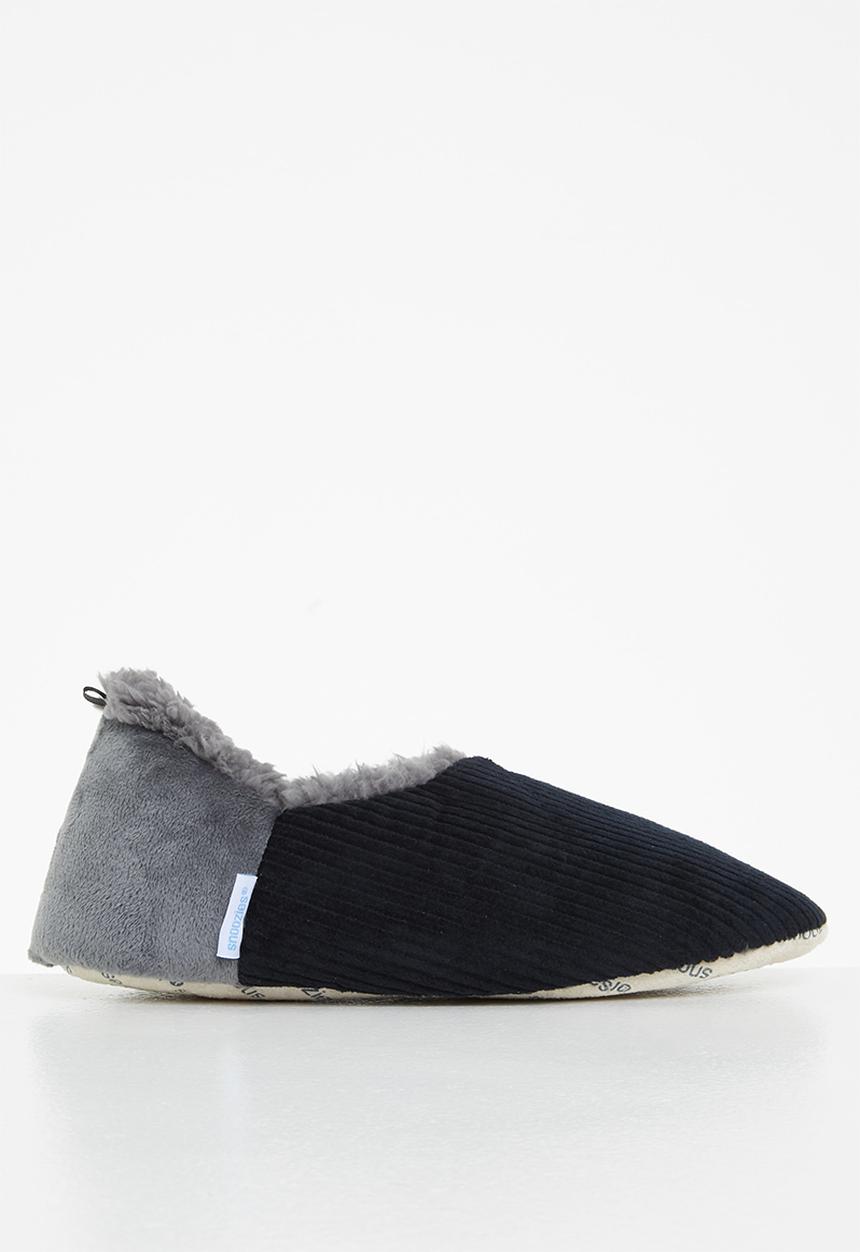 snoozies!® - Mens cut back cord - black