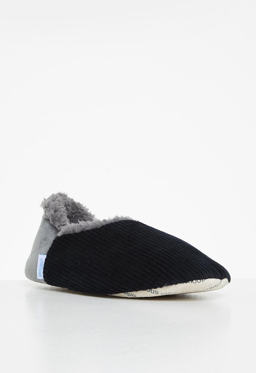 snoozies!® - Mens cut back cord - black
