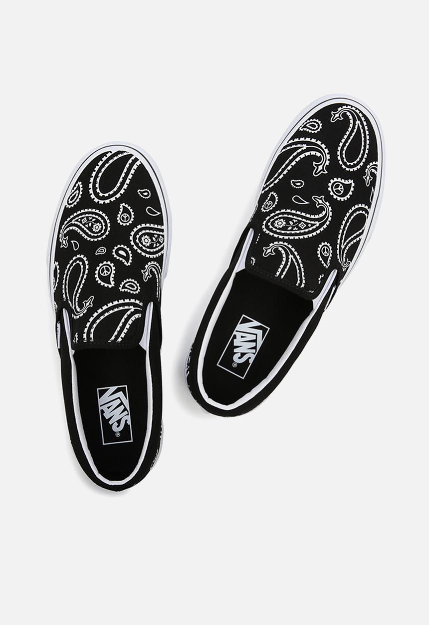 Vans - Ua classic slip-on - (peace paisley) black/true white