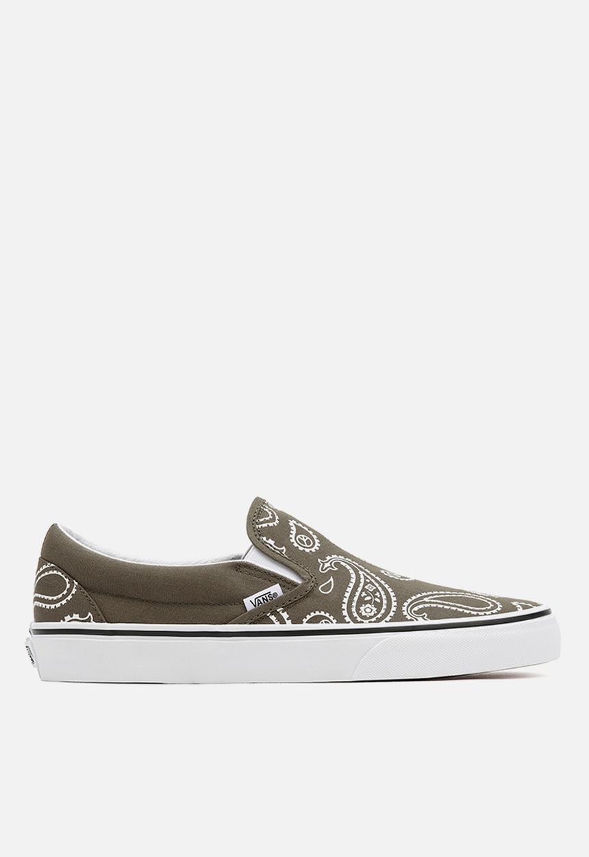 Vans - Ua classic slip-on - (peace paisley) grape leaf/true white