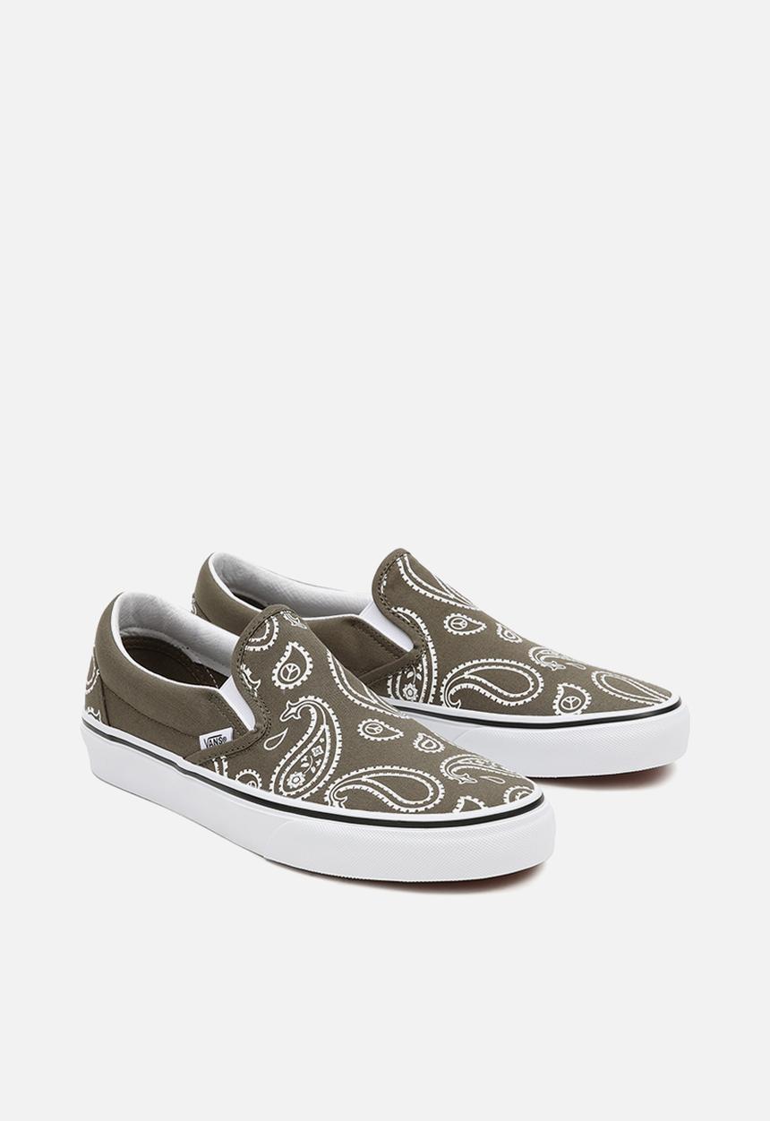 Vans - Ua classic slip-on - (peace paisley) grape leaf/true white
