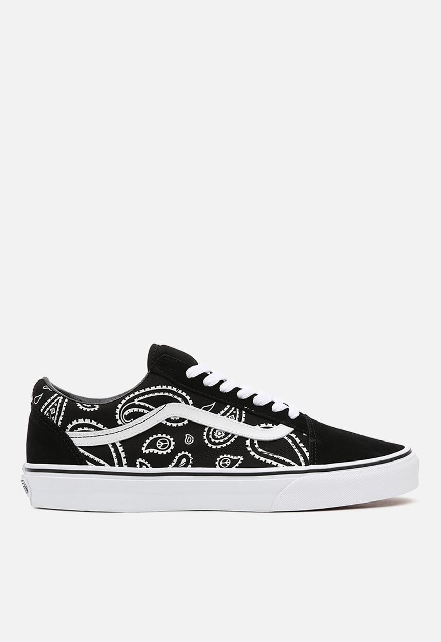 Vans - Ua old skool - (peace paisley) black/true white