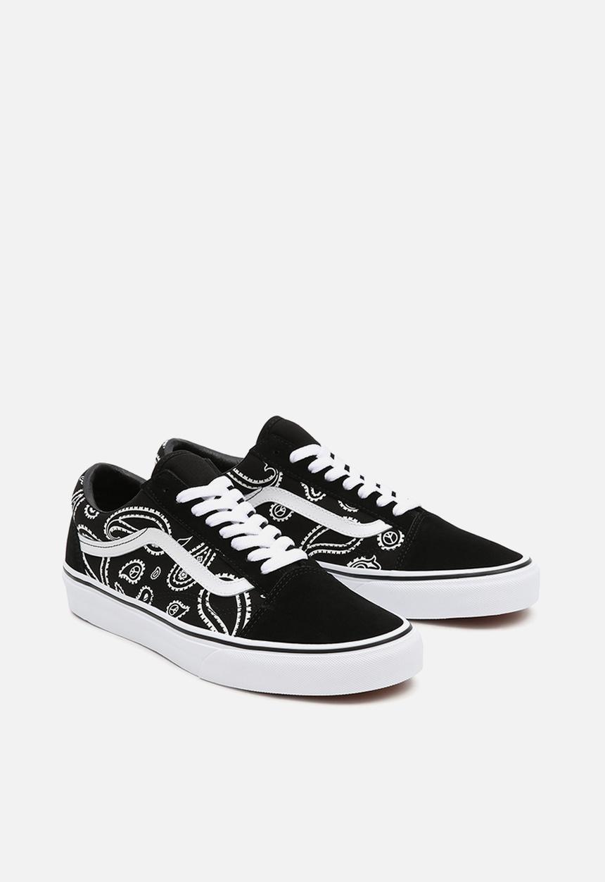 Vans - Ua old skool - (peace paisley) black/true white