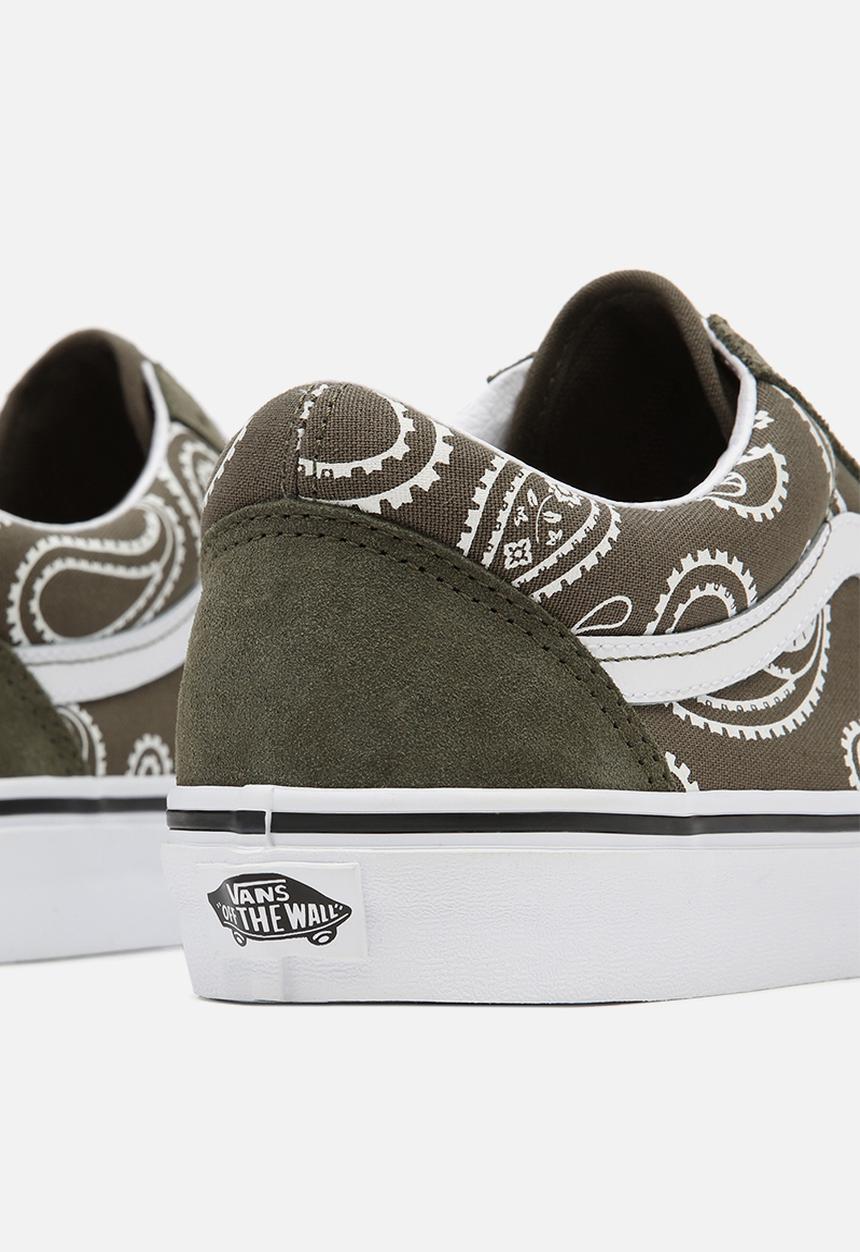 Vans - Ua old skool - (peace paisley) grape leaf/true white