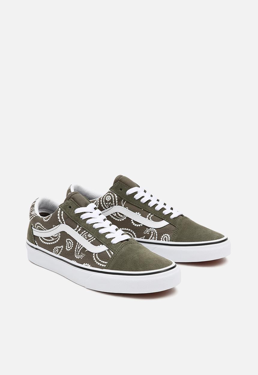 Vans - Ua old skool - (peace paisley) grape leaf/true white