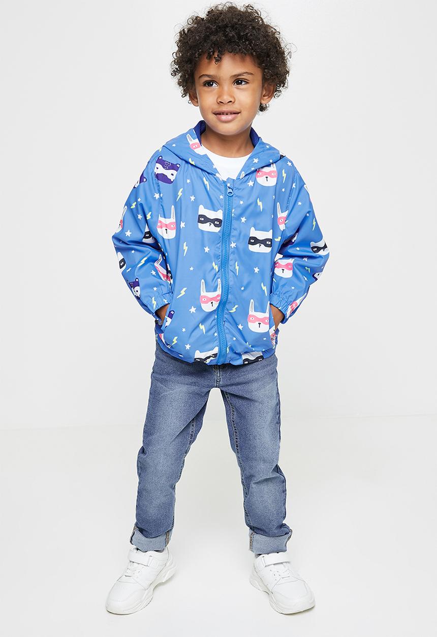 Pop Candy - Boys printed anarak - blue