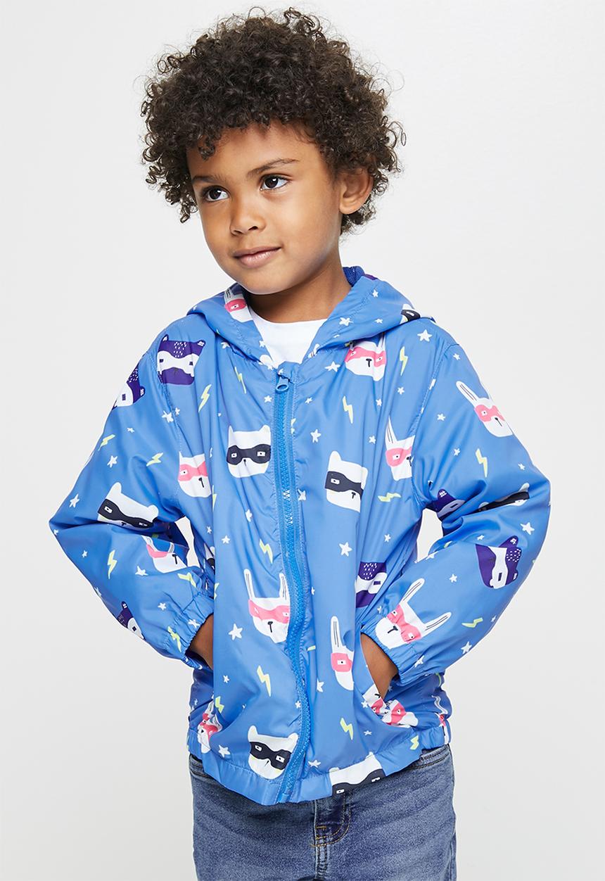 Pop Candy - Boys printed anarak - blue