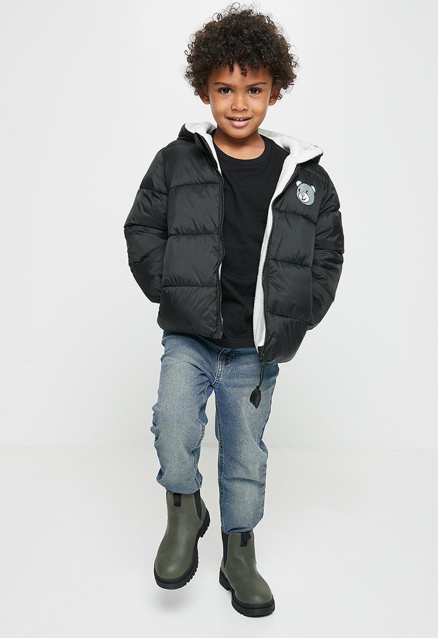 Pop Candy - Boys puffer - black