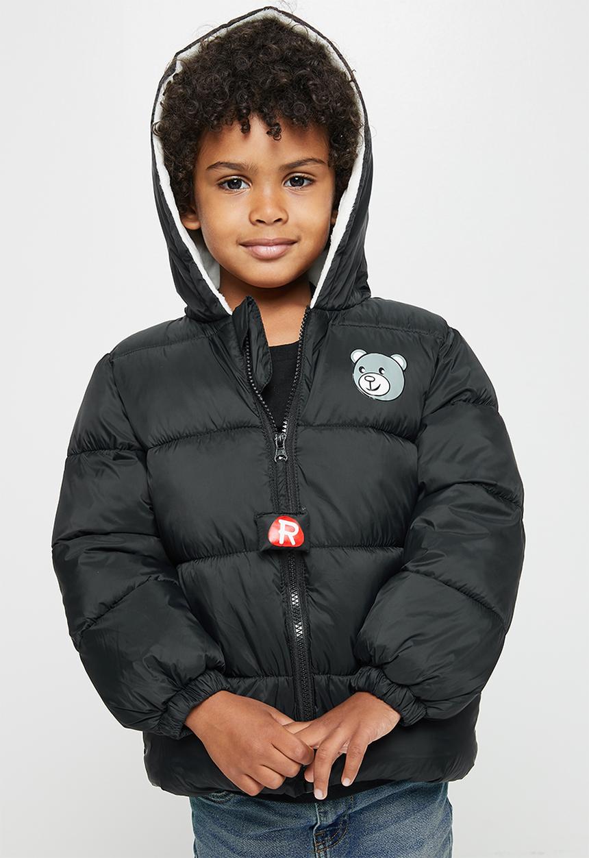 Pop Candy - Boys puffer - black