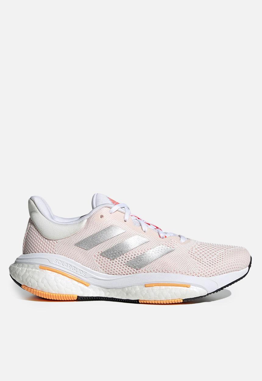 adidas Performance - Solar glide 5 w - core white/silver met./light flash orange