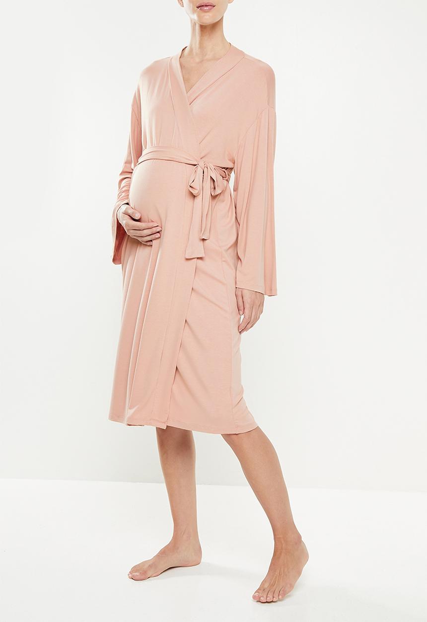 Superbalist - Maternity recovery night gown - rose smoke
