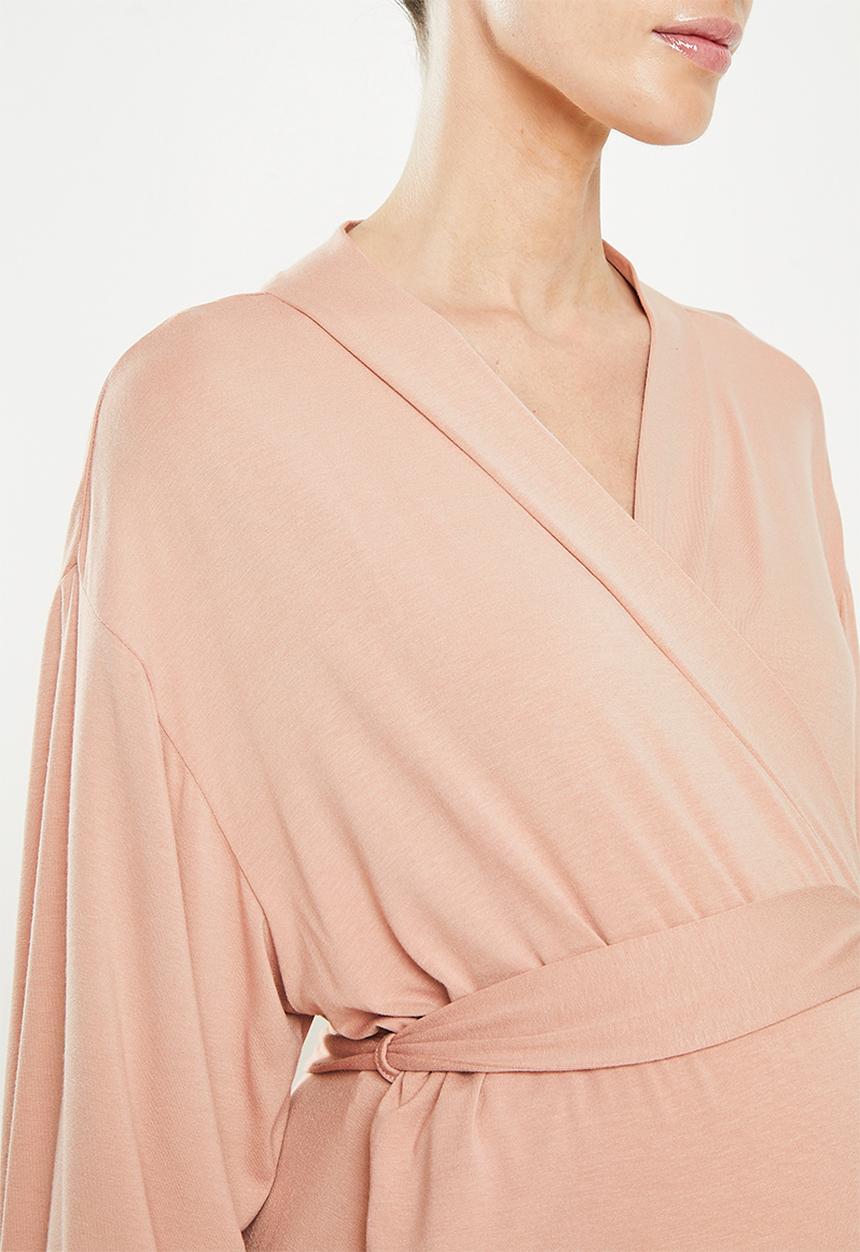 Superbalist - Maternity recovery night gown - rose smoke