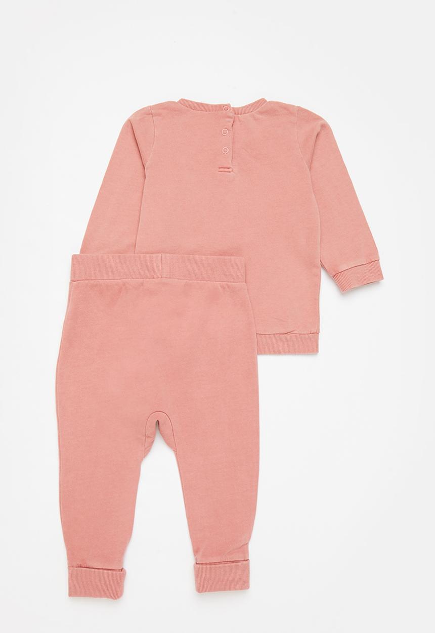 Cotton On - Bundle spencer sweater and bailey trackpant - earth clay